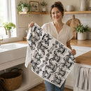 B&W Bunnies Towel-1