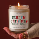 Merry Christmas Candle-0