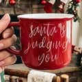 Santa is Judging Mug-0