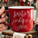 Santa is Judging Mug-0