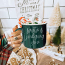 Santa is Judging Mug-4